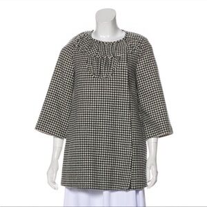 Loeffler Randall old money houndstooth 6 wedding guest equestrian New England